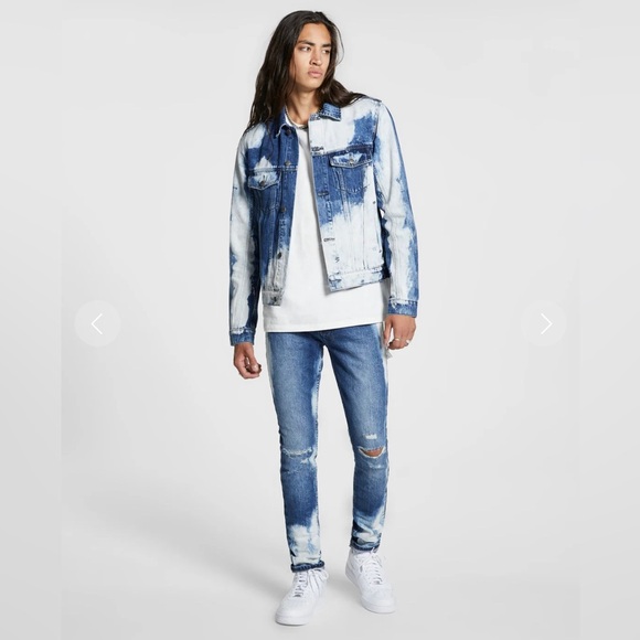 KSUBI Men’s Classic Jean Jacket, The Heavens - Picture 3 of 16